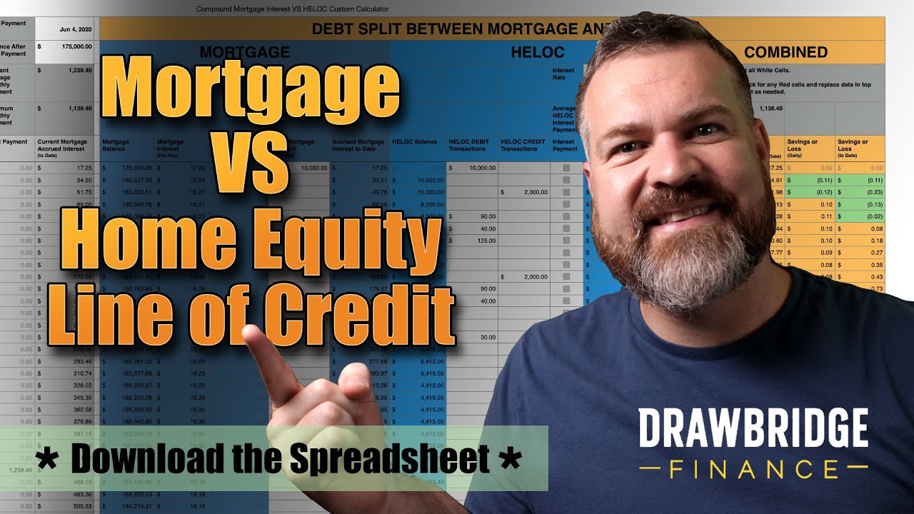 Mortgage VS HELOC: Can a Home Equity Line of Credit save interest?