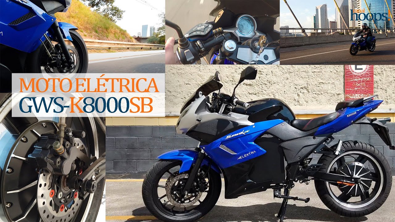 #MOTO #ELÉTRICA GWS K8000SB Na configuração STANDARD ela já chega a 120km/h com 130km de autonomia