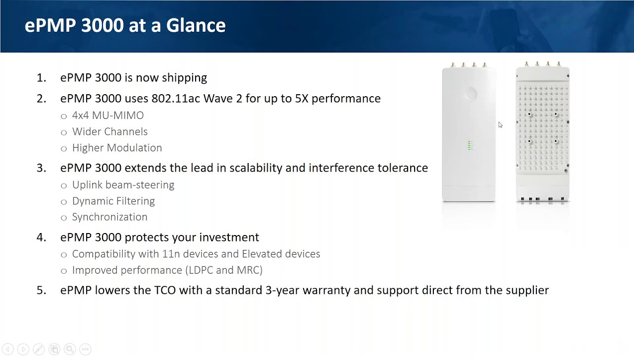 ePMP 3000 Field Results Webinar