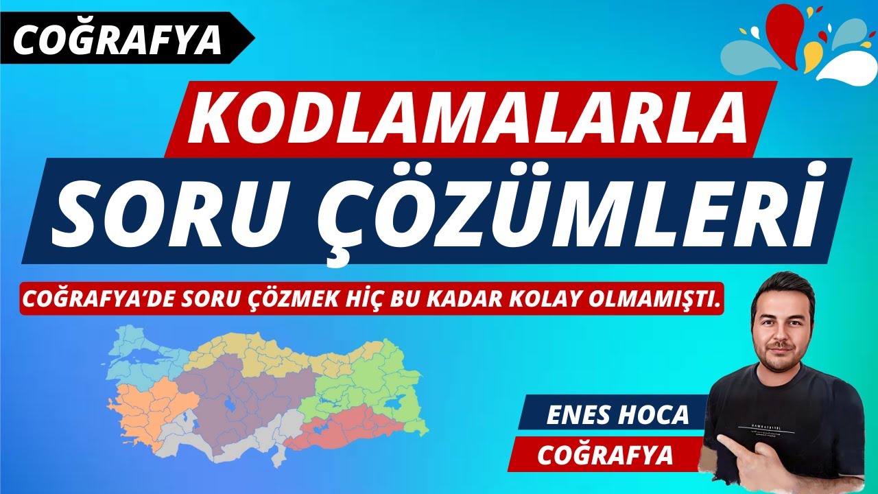 KODLAMALARLA - Coğrafya Soru Çözümleri - 1 I Enes Hoca I #kpss #kpss2024