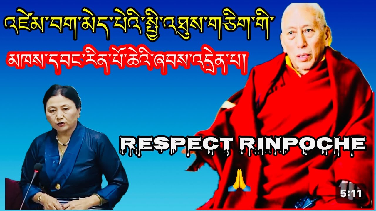 RESPECT PROF: SAMDHONG RINPOCHE PLEASE 🙏 #tibetanyoutuber#tibetanyoutuber 🇨🇭