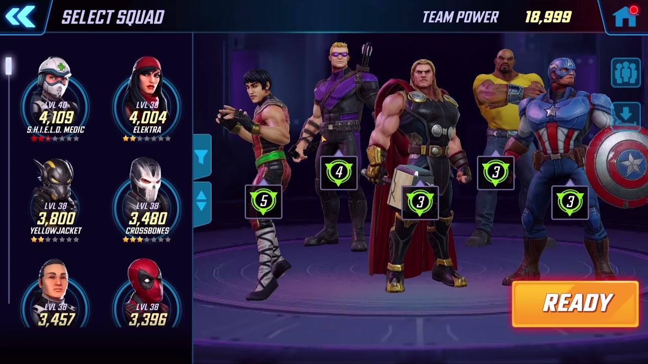 Marvel Strike Force - Nexus Campaign Chapter 3 Part 1 (Mobile) (BlueStacks) (1080p) (60fps)