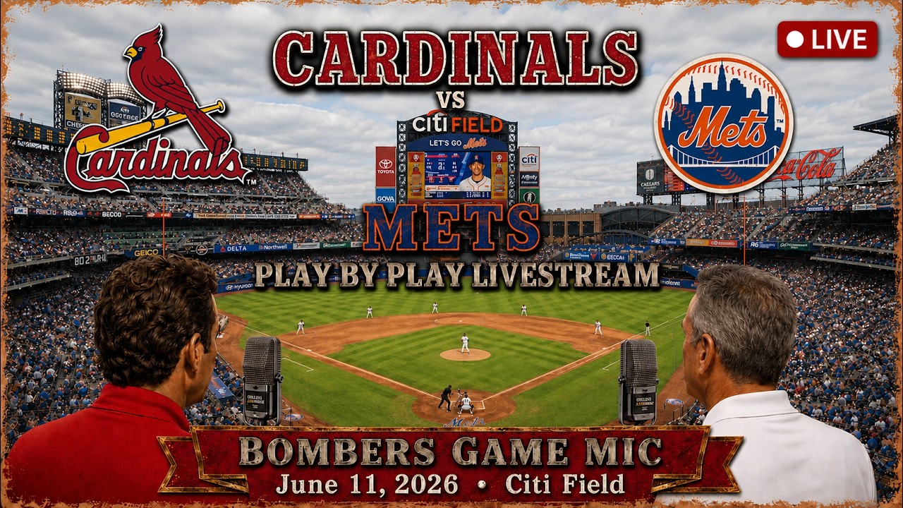 🔴 LIVE Cardinals vs.Mets BROOMS OUT IN QUEENS! - Play by Play & Reaction | Game 68 of 162