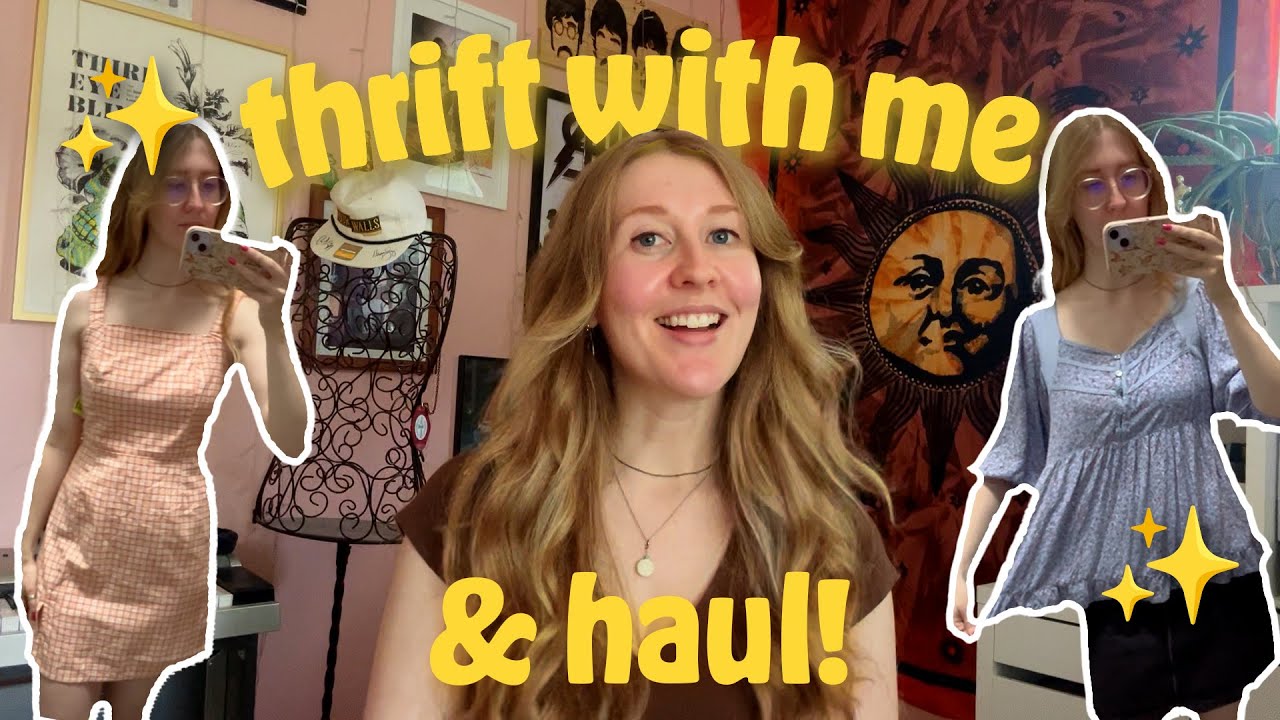 THRIFT WITH ME IN THE MIDWEST! (with try-on haul)