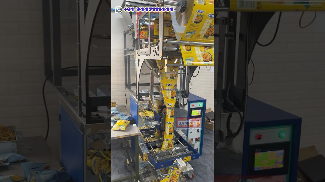 Modern Food Packaging Technology | Automatic Snacks Packing Machine | Chips, Kurkure & Namkeen