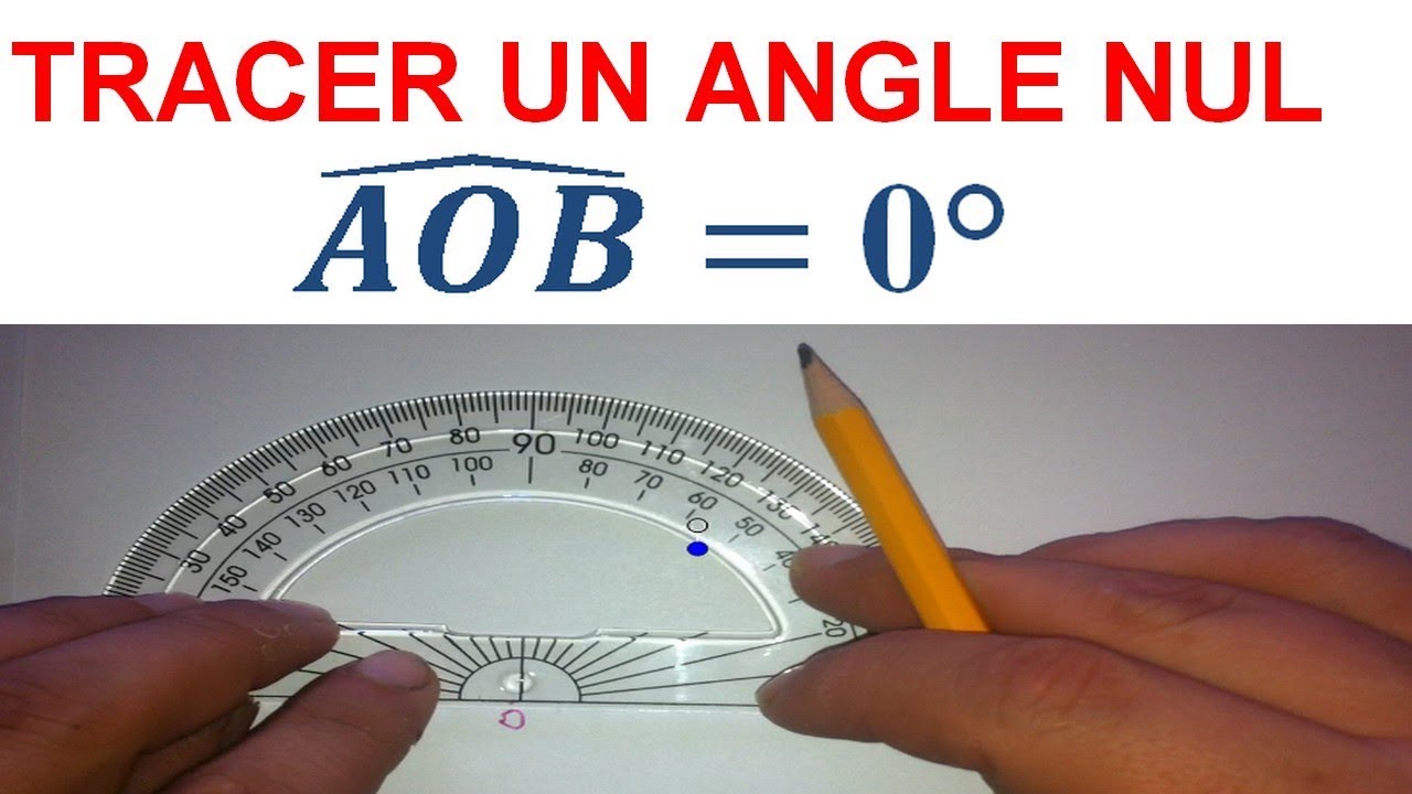 Maths 6ème - Les Bases De La Géométrie : Angle nul Exercice 9