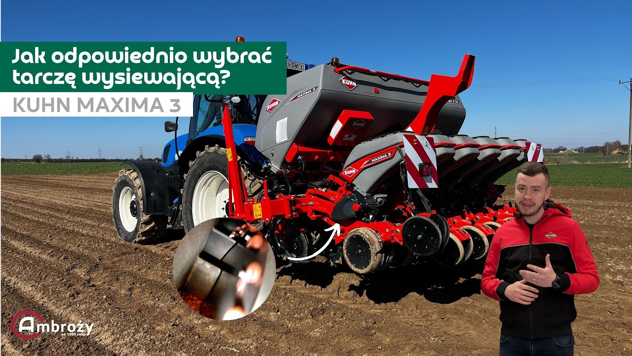 Jak odpowiednio wybrać tarcze wysiewające do siewnika KUHN MAXIMA?