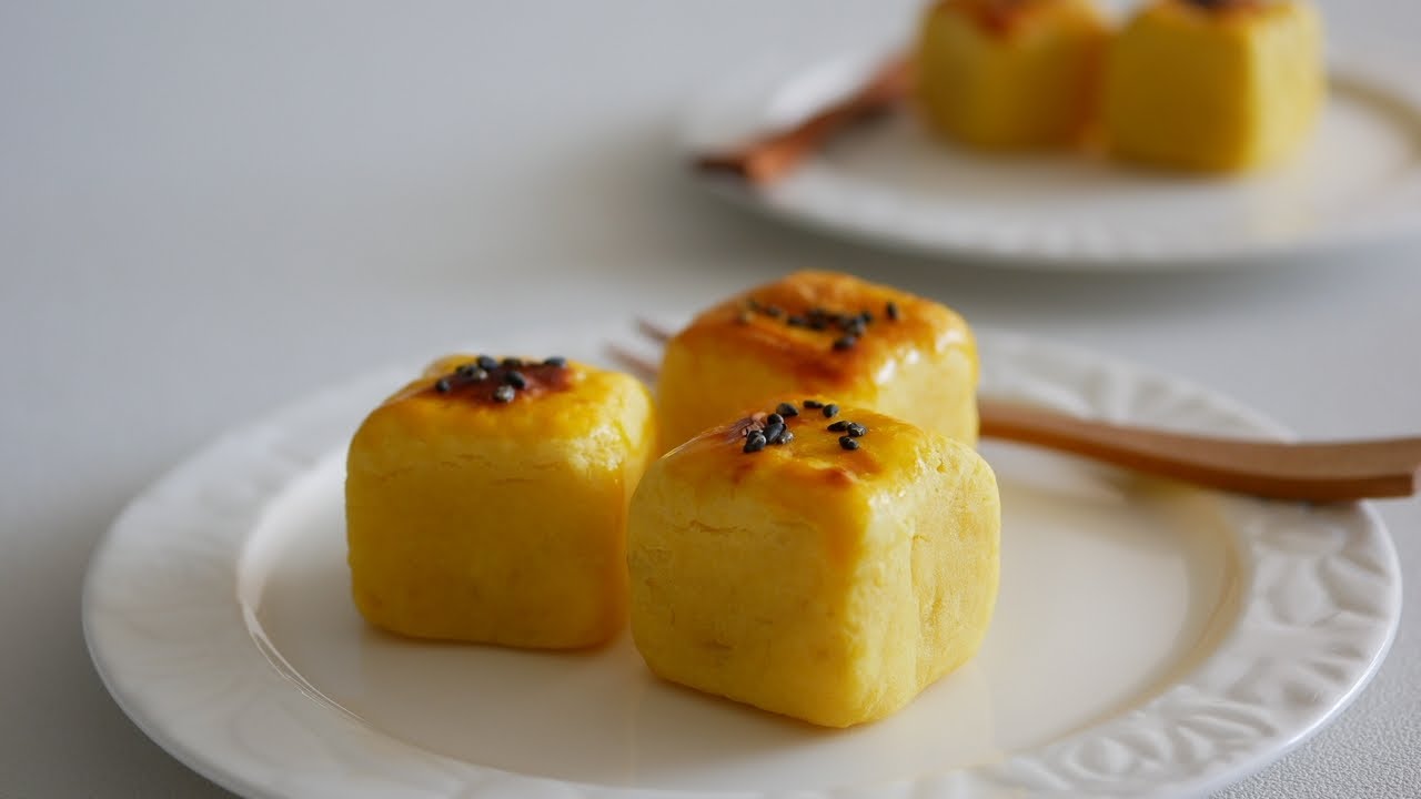 簡単ほっこり♡バニラ味のスイートポテト | Sweet Potato Cake