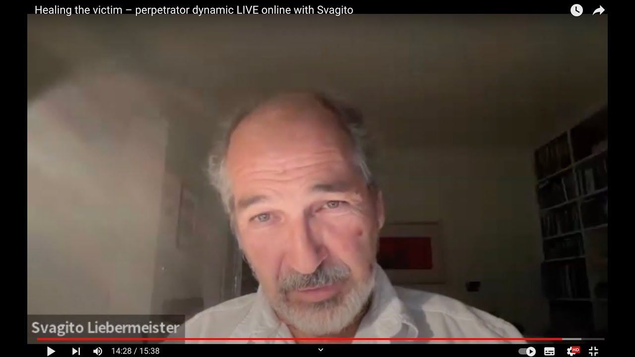 Healing the victim – perpetrator dynamic LIVE online with Svagito