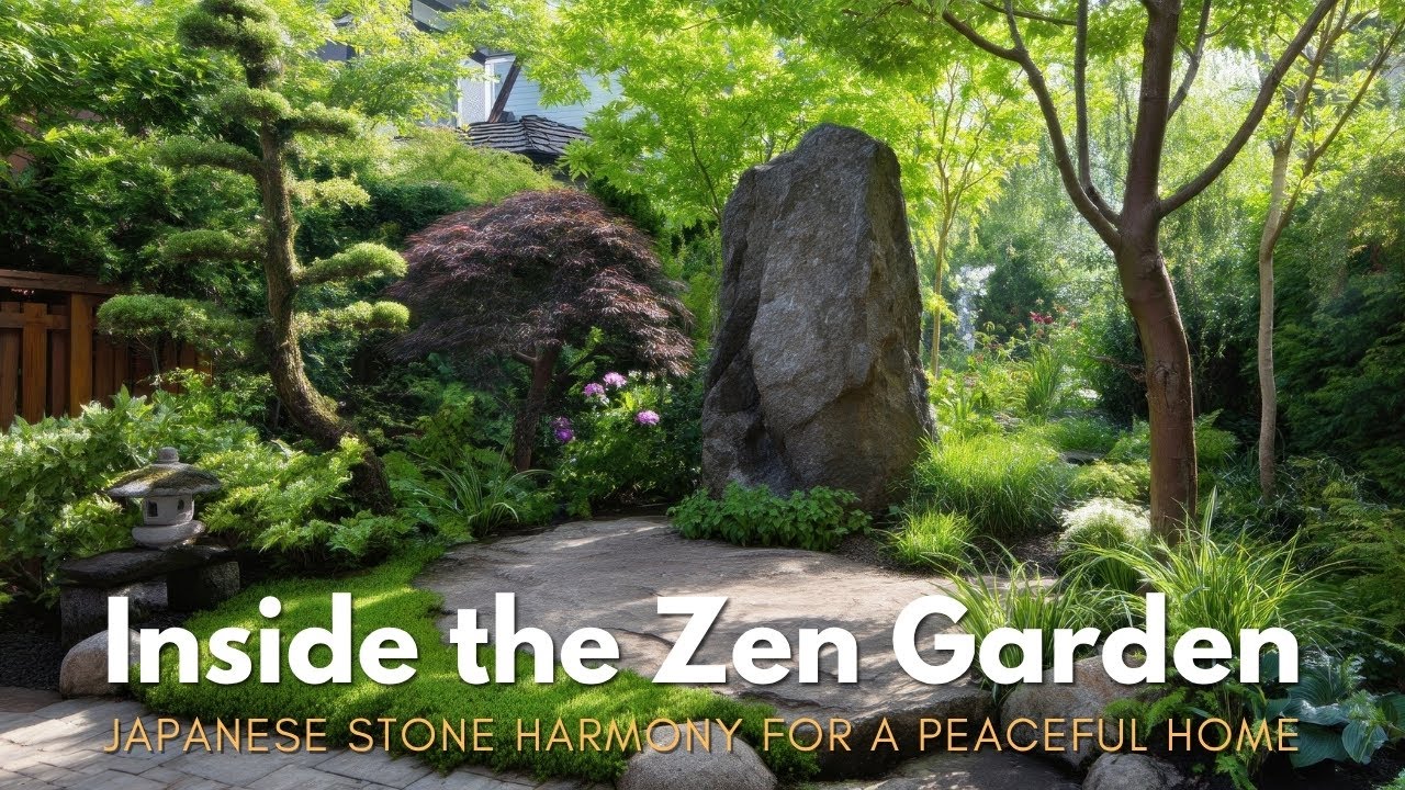 Backyard Garden Redesign with Japanese Stone Harmony