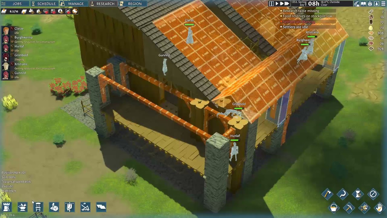 Going Medieval - Timelapse pt.01 - The Arrival