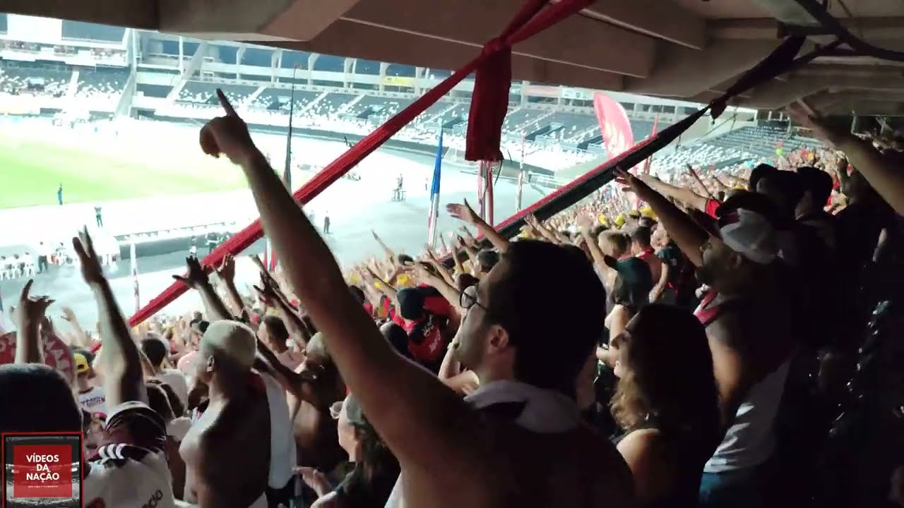 Torcida canta alto após o 1° GOL - Acima de tudo rubro-negro + Garotos do Ninho + Hino - 4K