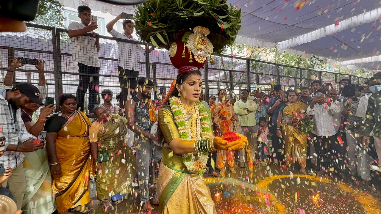 Balkampet Pavani Bonam Celebration 2025 | Bonalu Festival vibes at Balkampet