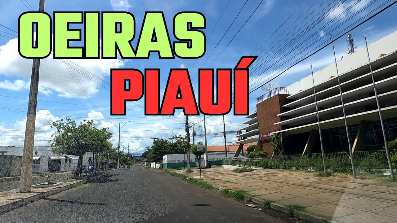 Veja Como é o Centro Comercial de Oeiras Piauí no Domingo
