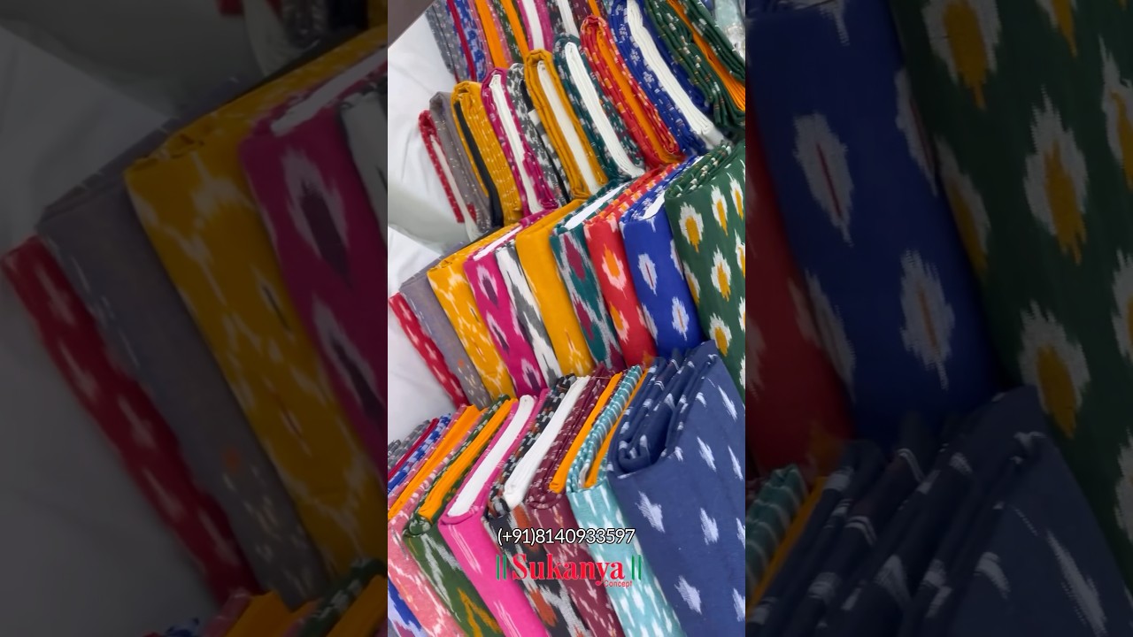 IKKAT COTTON DRESS MATERIAL || Order Now : (+91)8140933597 || #sukanyaconcept #dressmaterials