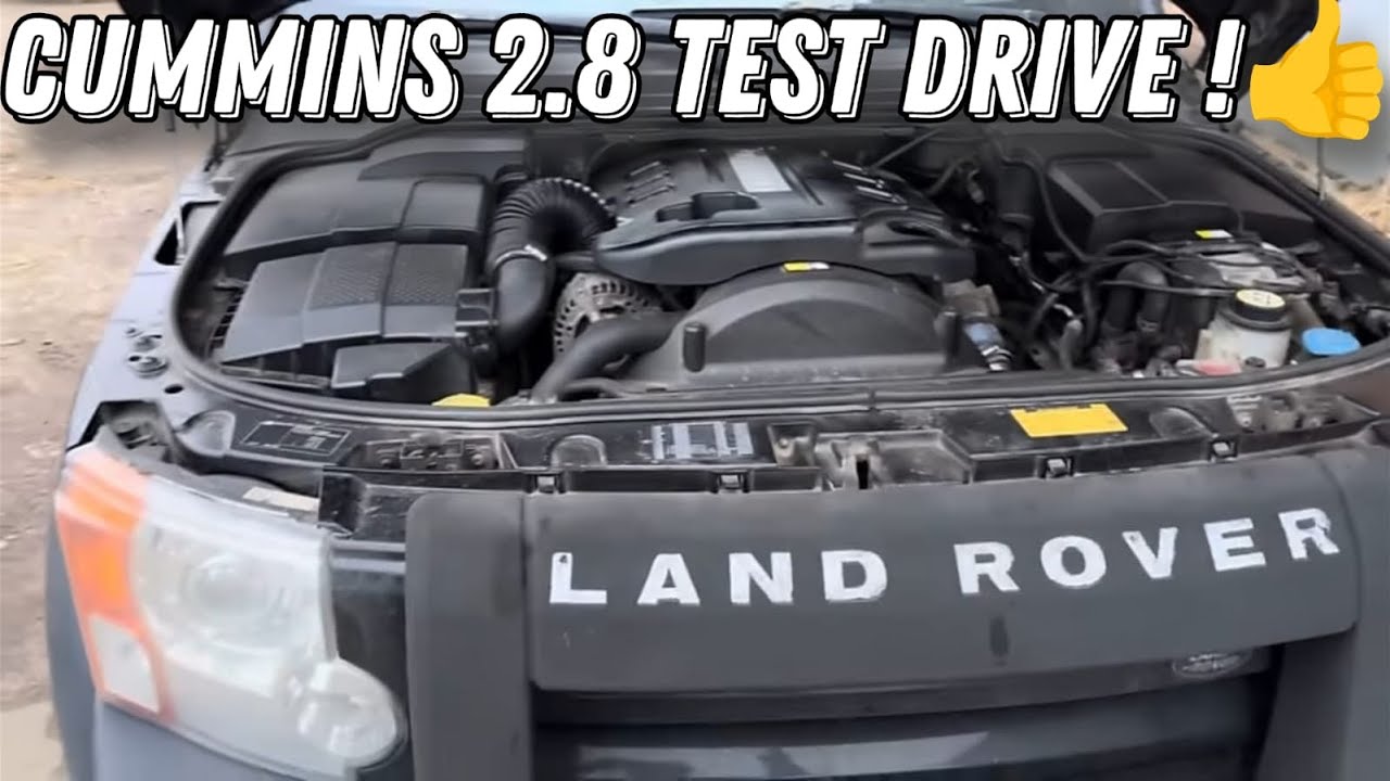 Swap Cummins 2.8 + Discovery3 Transmission LR 6hp26, test drive!👈👍👏