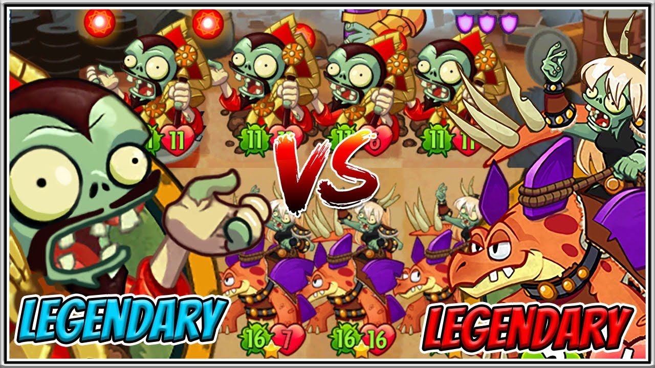 Legendary vs Legendary- Stompadon vs Intergalactic Warlord - Plants vs Zombies Heroes Epic Hack