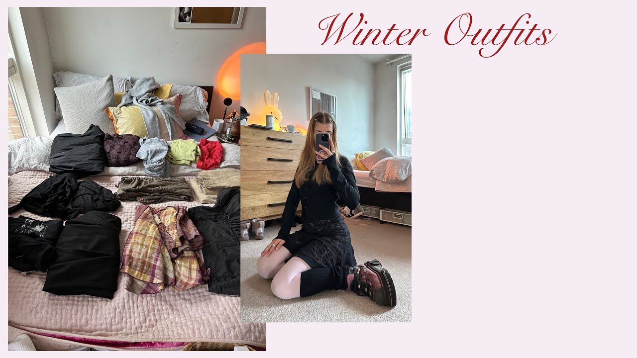 vintage haul + styling winter outfits ✿ Isabella Vrana