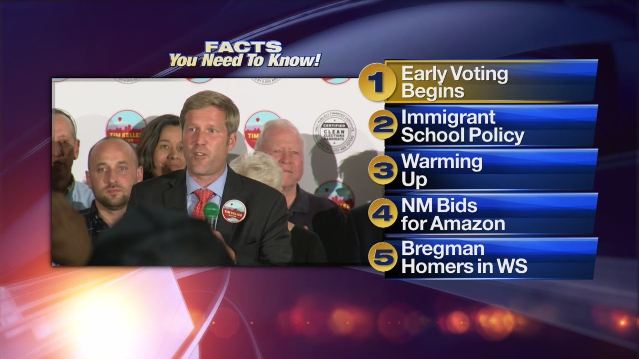 October 25th Morning Rush: Early voting begins Wednesday for Albuquerque mayoral runoff candidates