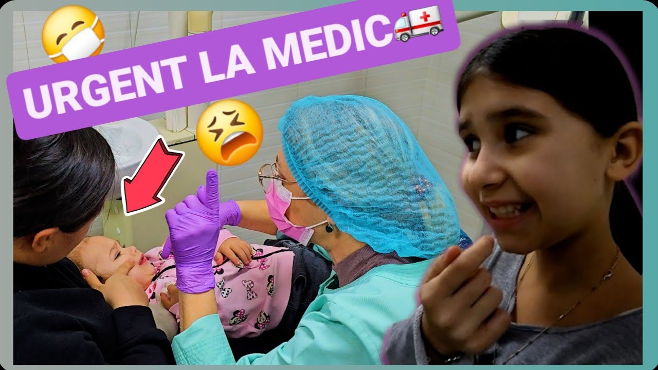 Urgent!😷 Alisa pentru PRIMA DATĂ LA DENTIST🦷  Cu sora la stomatolog 🏥