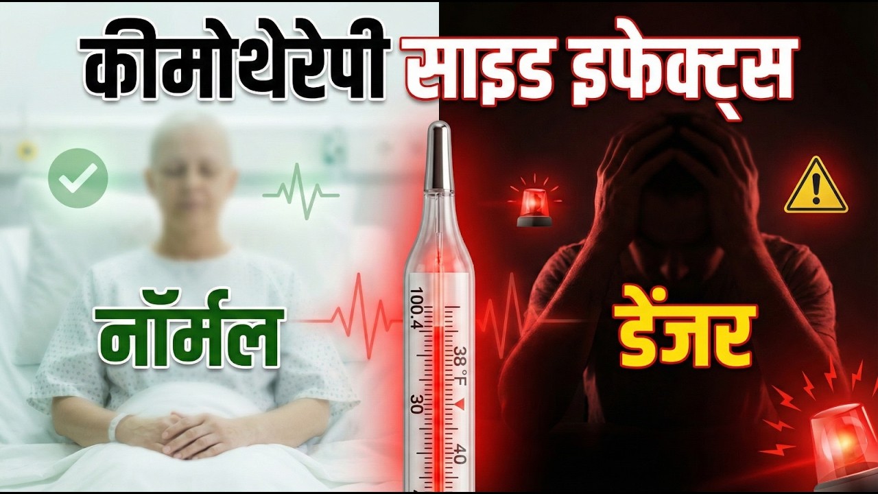 Chemotherapy side effects- normal vs danger.