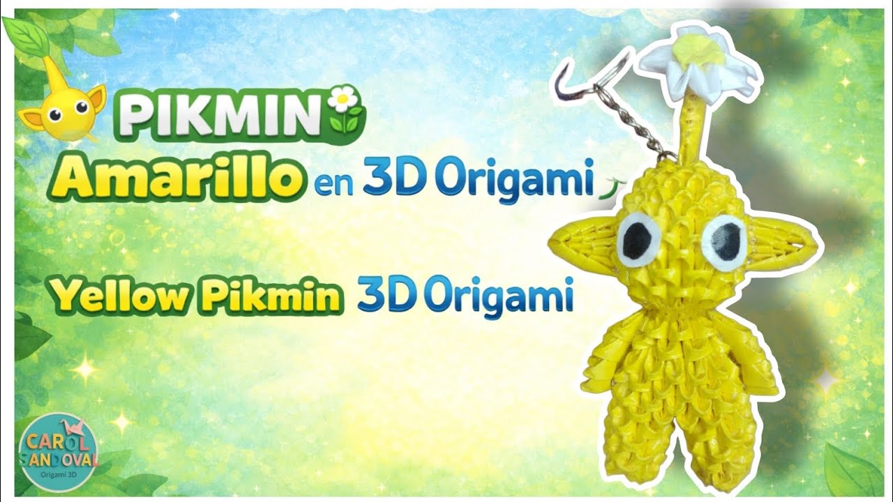 Llavero Pikmin Amarillo 💛 | Yellow Pikmin Keychain -Carol Sandoval 