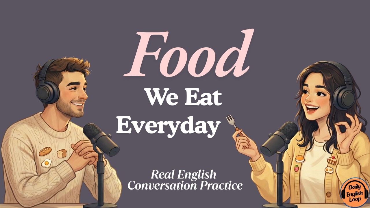 English learning | Talk About Food We Eat EveryDay | English Listening Speaking Practice