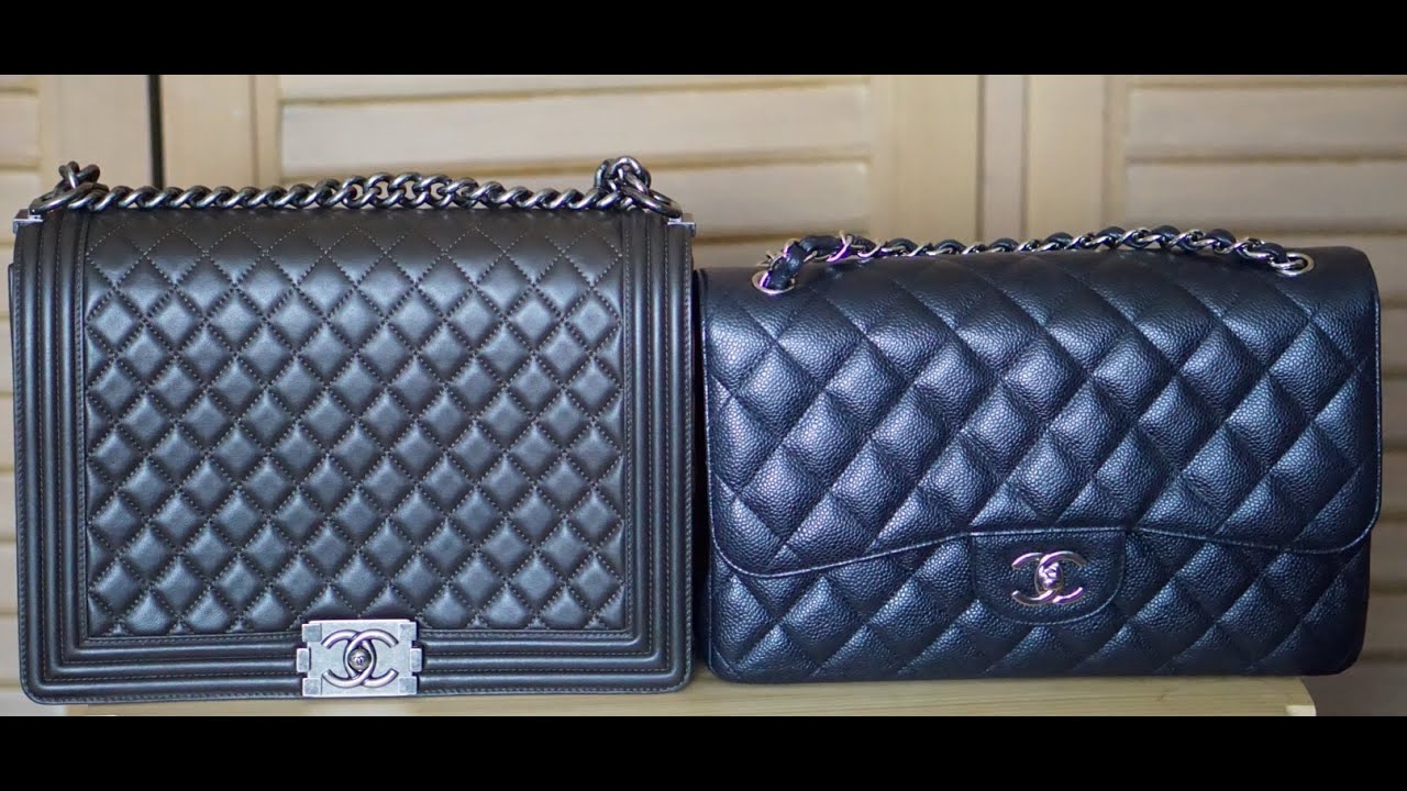 Comparison Chanel jumbo  VS Chanel boy..Plus tip how to shorten a chain