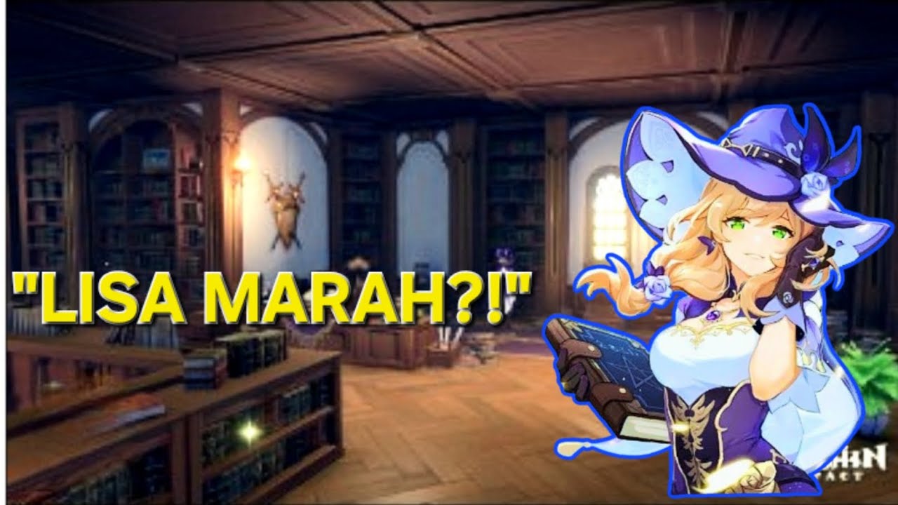 RAHASIA PERPUSTAKAAN! Lisa Marah Besar Karena Buku Ini? #11 | Genshin Impact Indonesia 