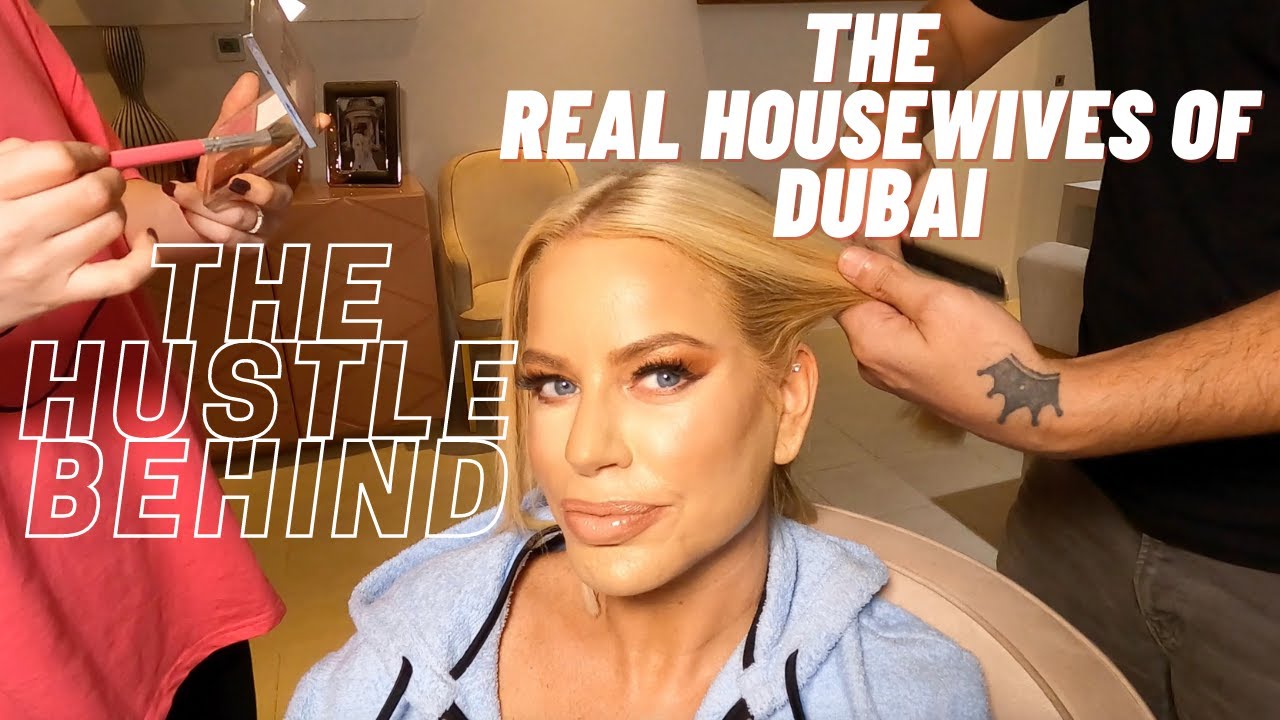Caroline Stanbury MAKE UP AND HAIR! Behind the scenes of The Real Housewives of Dubai..
