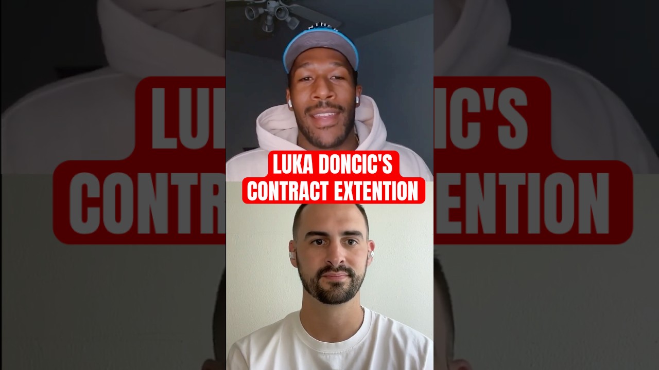 Luka Doncic's contract extension #nba #basketball #podcast #lukadoncic #lakers #luka #doncic #shorts