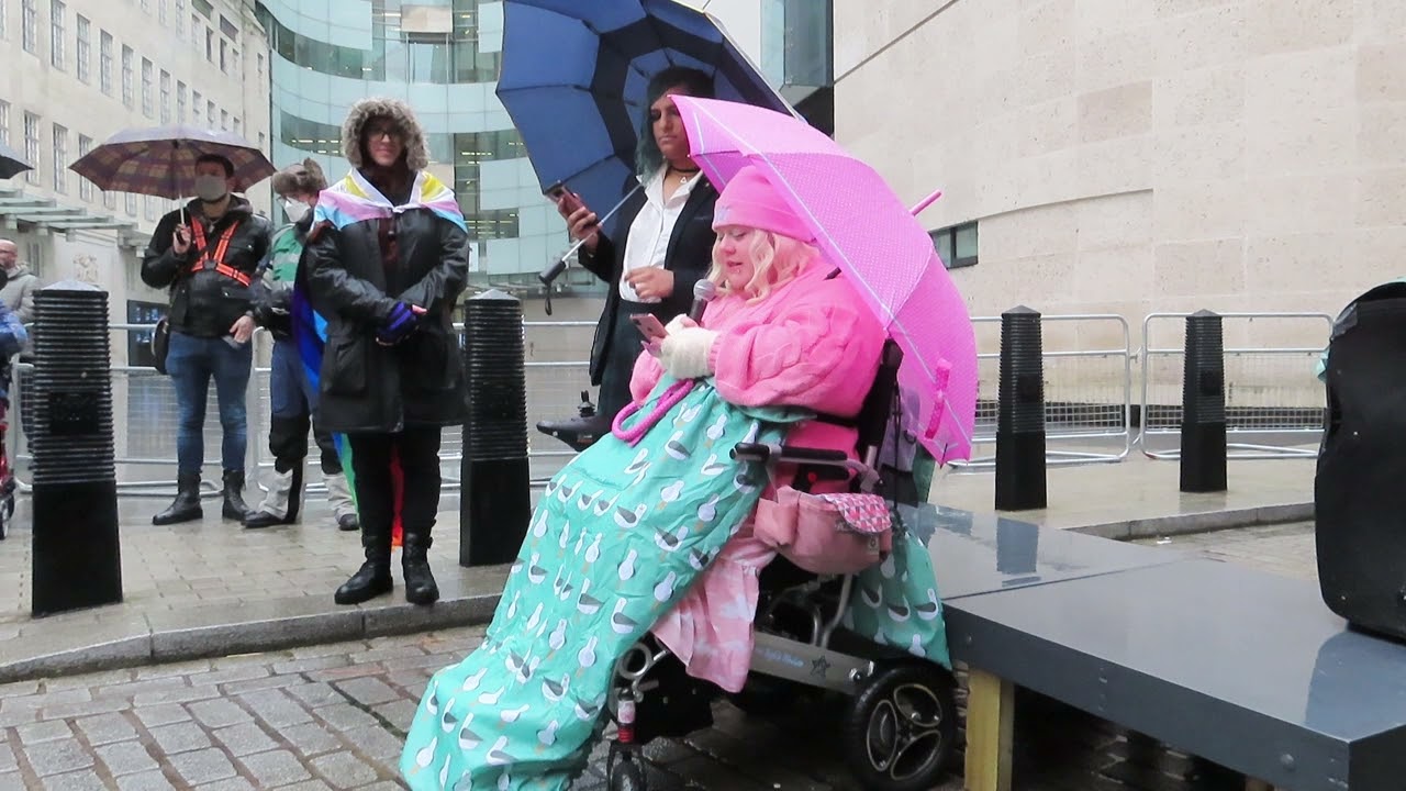 Opening - Felix Fern (He/They) & Shaira Choudhury (She/They) - TAUK BBC Protest 08/01/2022