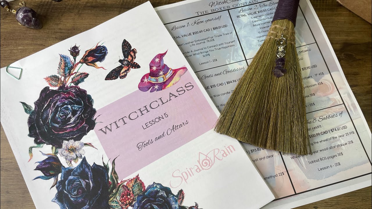 Спираль 🌀 Rain_WitchClass Урок 5 ~ Инструменты и алтари - распаковка