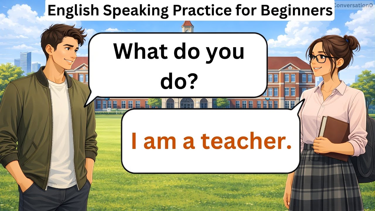 ✅ Common English Conversations | English Speaking Practice for Beginners