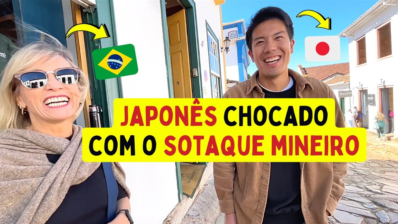 Japonês chocando com o sotaque mineiro