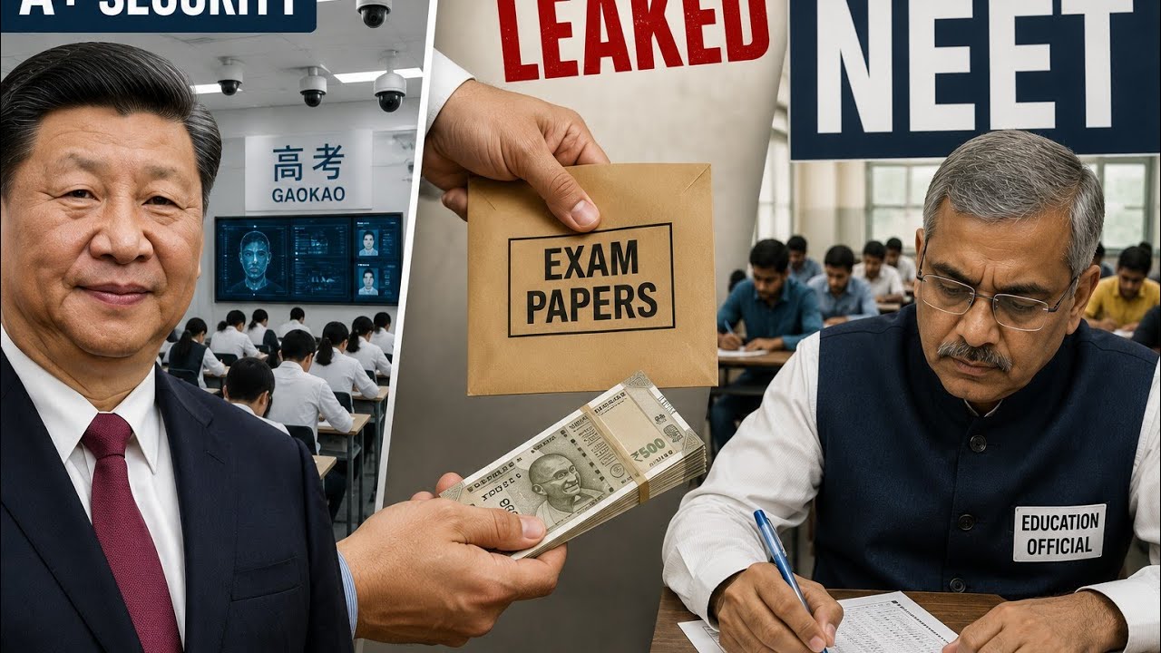 How China Stopped Exam Cheating Using Military-Grade Tech (Gaokao vs NEET).