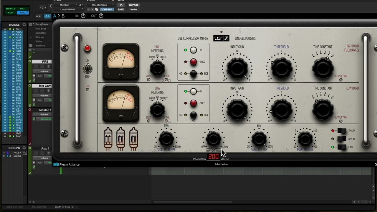 Plugin Alliance Tube Compressor MU-66 - NEW - Review En Espa&ntilde;ol