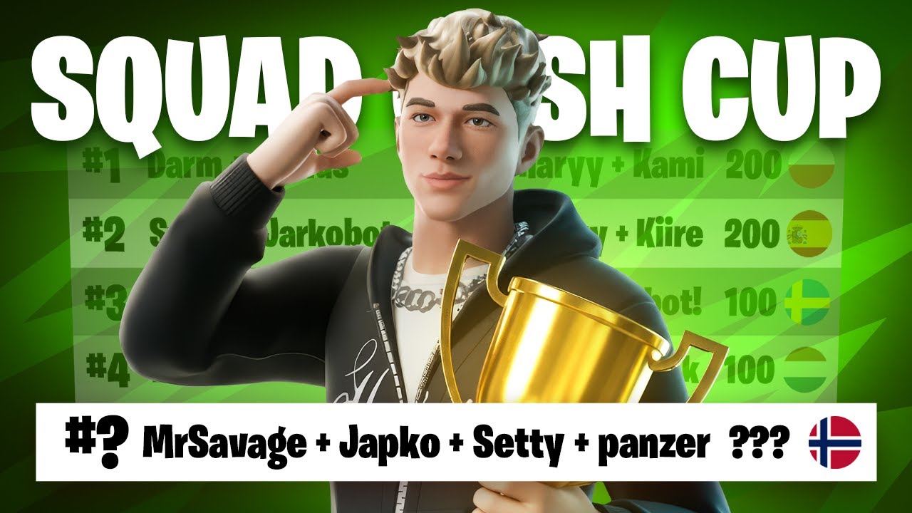 SQUAD CASH CUP QUALIFIERS ft. Panzer, Japko, Setty