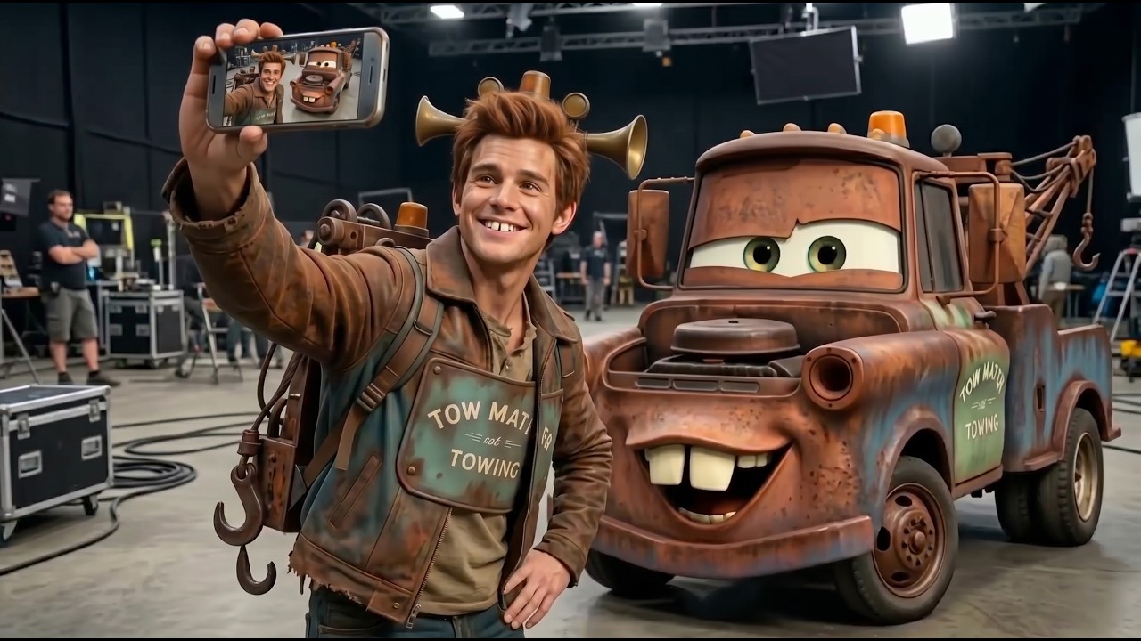 What If CARS Was Real? 🎵 | Lightning McQueen, Mater, Sally, Doc Hudson, Luigi, Guido, Ramone & More