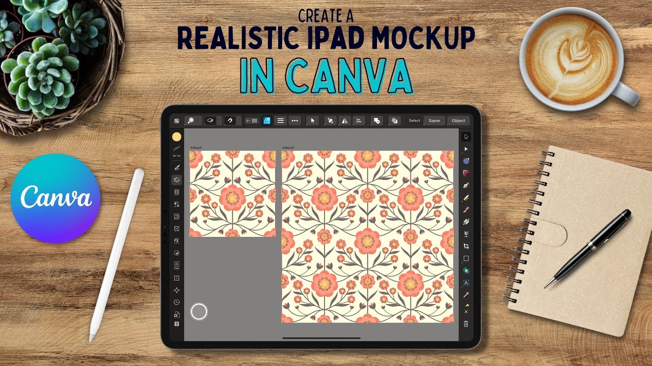 REALISTIC IPAD MOCKUP IN CANVA | Step by Step tutorial | Create a realistic iPad Mockup in Canva