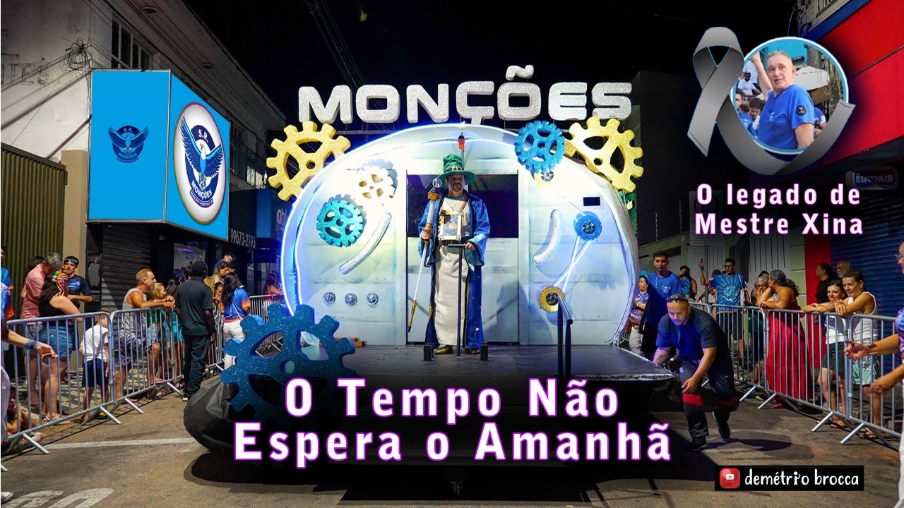 O tempo não espera o amanhã — emoção e memória no desfile da Sociedade Recreativa Monções