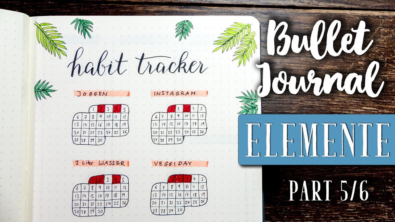HABIT TRACKER deutsch IDEEN & Layouts