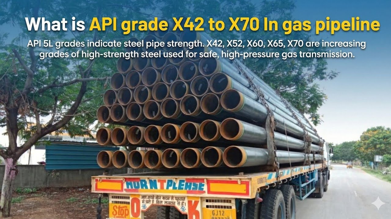 API 5L Grade X42 kya hota hai? X42, X50, X60, X65, X70 | Gas Pipeline Explained@Mechenergybynishant 