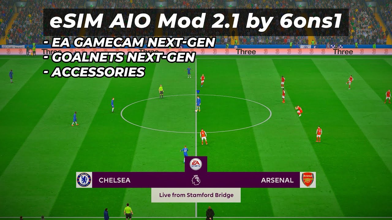 Мод eSIM AIO 2.1 для FIFA 22 | (КАМРЕАЛ, ВРАТАРИ,ТУРФРЕАЛ) | ТУ17
