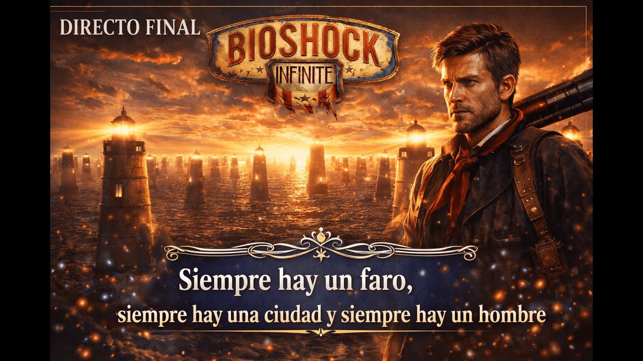 Siempre hay un faro siempre hay una ciudad y siempre hay un hombre | BioShock Infinite DIRECTO FINAL