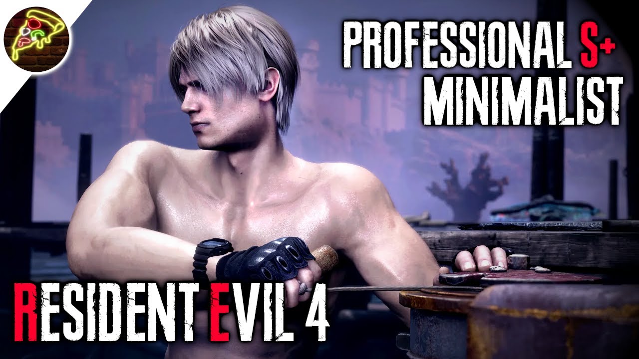 RESIDENT EVIL 4 REMAKE PROFESSIONAL S+ MINIMALIST (PISTOL & KNIFE ONLY) 2