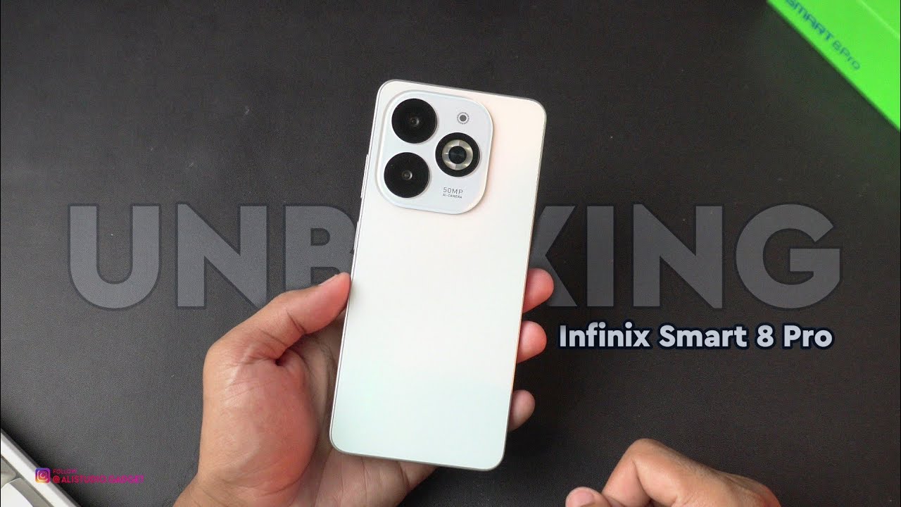 INFINIX SMART 8 PRO ⚡ UNBOXING & REVIEW ⚡ TES KAMERA & GAME