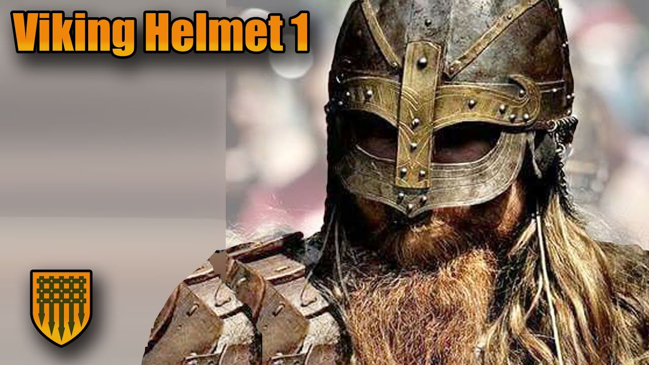 How to make Armor: MAKING A FULL STEEL VIKING HELMET!!!  Part 1