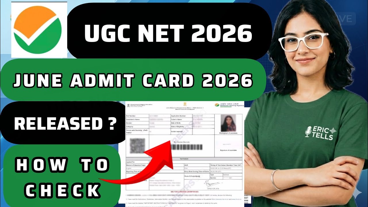 ugc net june admit card 2026 | nta ugc net june admit card 2026