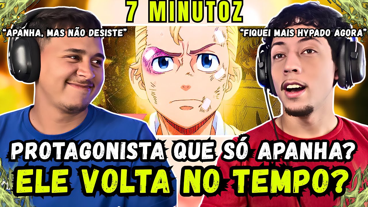 (CONHECENDO O ANIME) REACT Rap do Takemichi (Tokyo Revengers) - L&Aacute;GRIMAS E SANGUE | NERD HITS